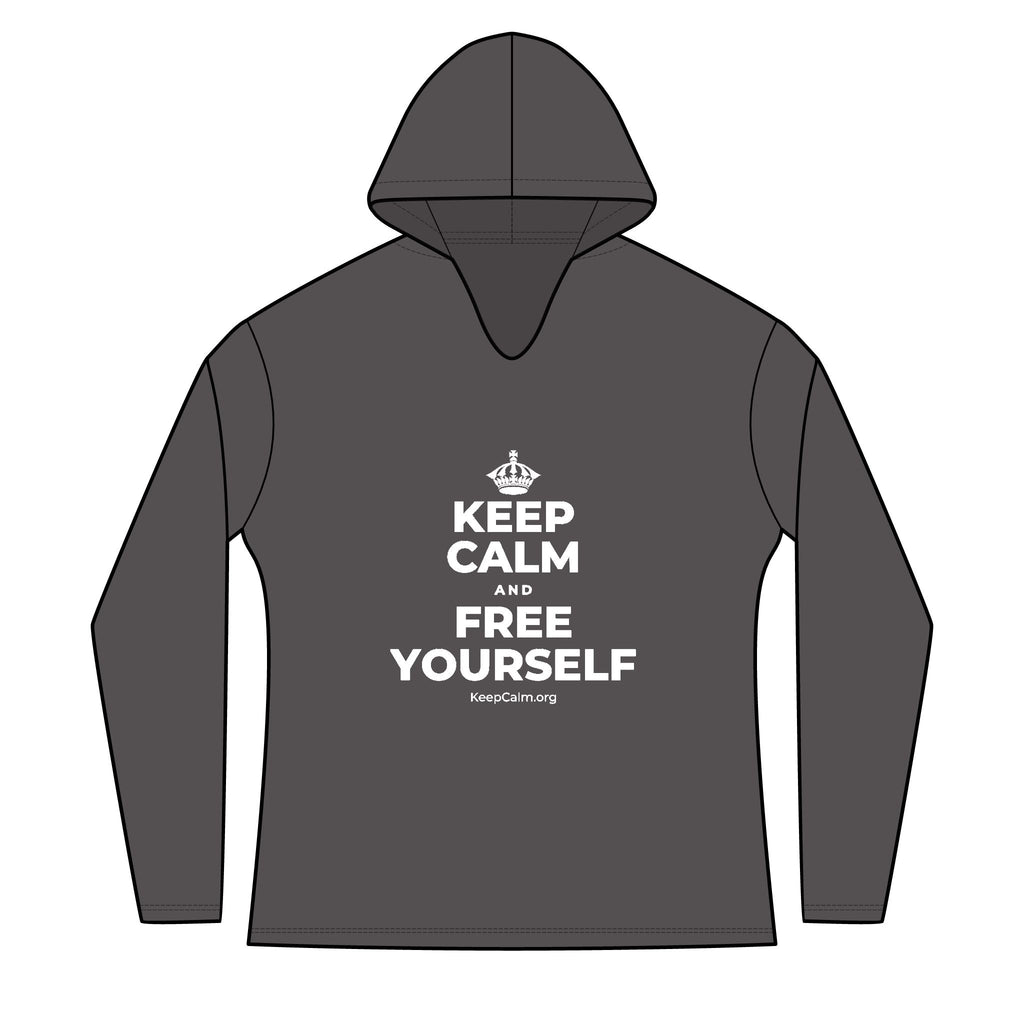 KEEP CALM AND FREE YOURSELF Women's Long Sleeve Hoodie