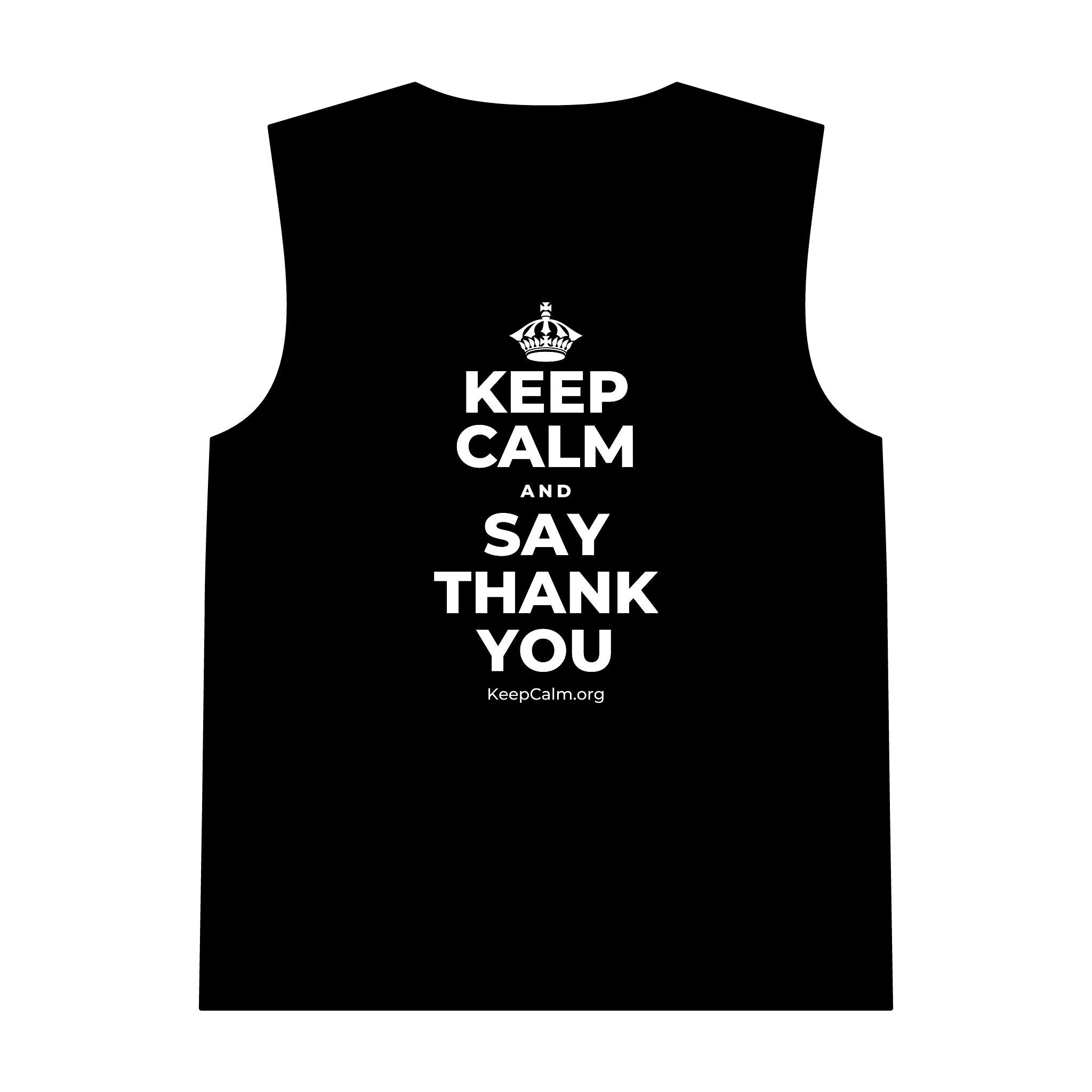 KEEP CALM AND SAY THANK YOU Tank Top