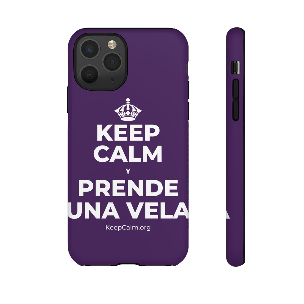 KEEP CALM Y PRENDE UNA VELA Phone Case
