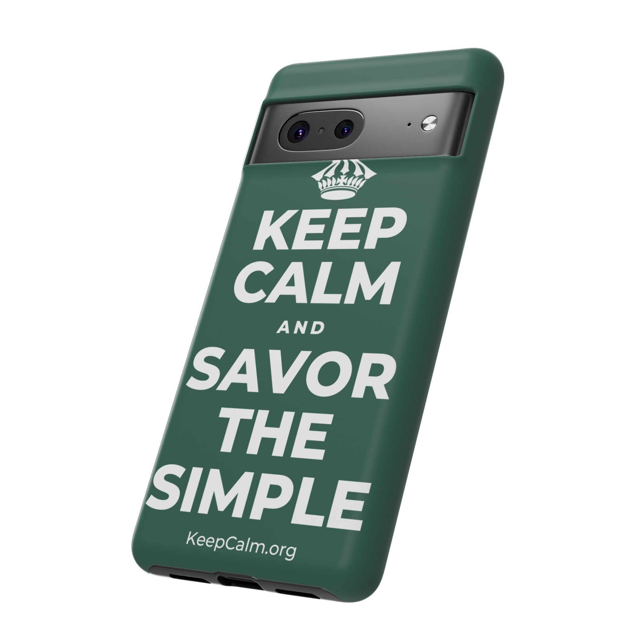 KEEP CALM AND SAVOR THE SIMPLE Phone Case