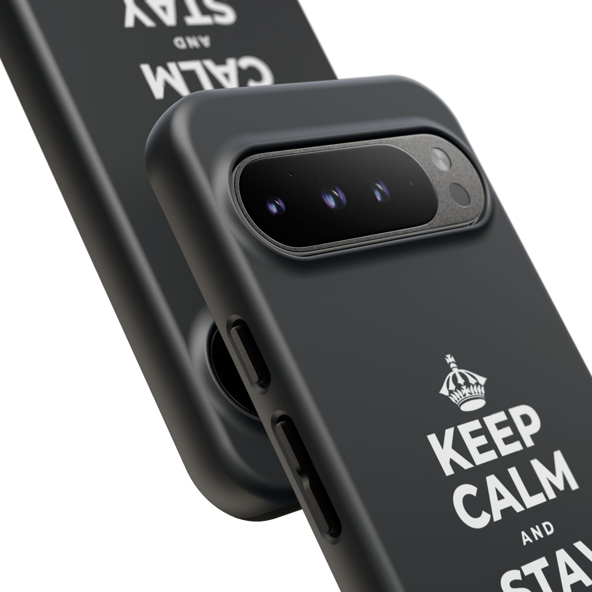KEEP CALM AND STAY UNBOTHERED Phone Case (Dark)