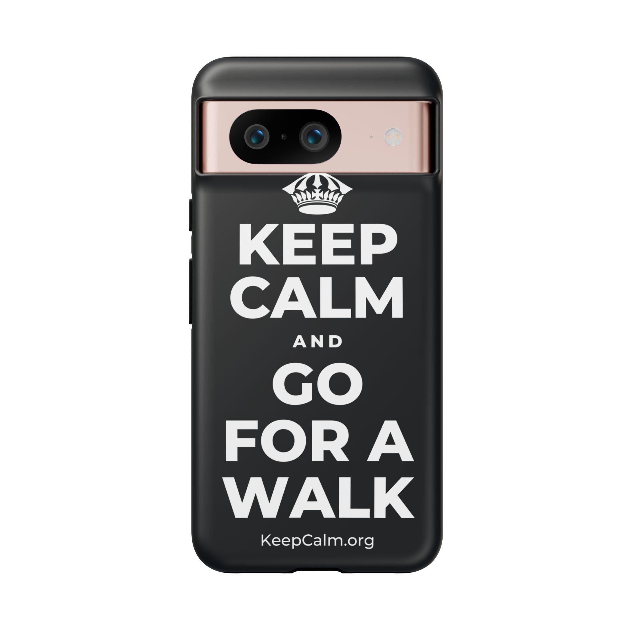 KEEP CALM AND GO FOR A WALK Phone Case (Dark)