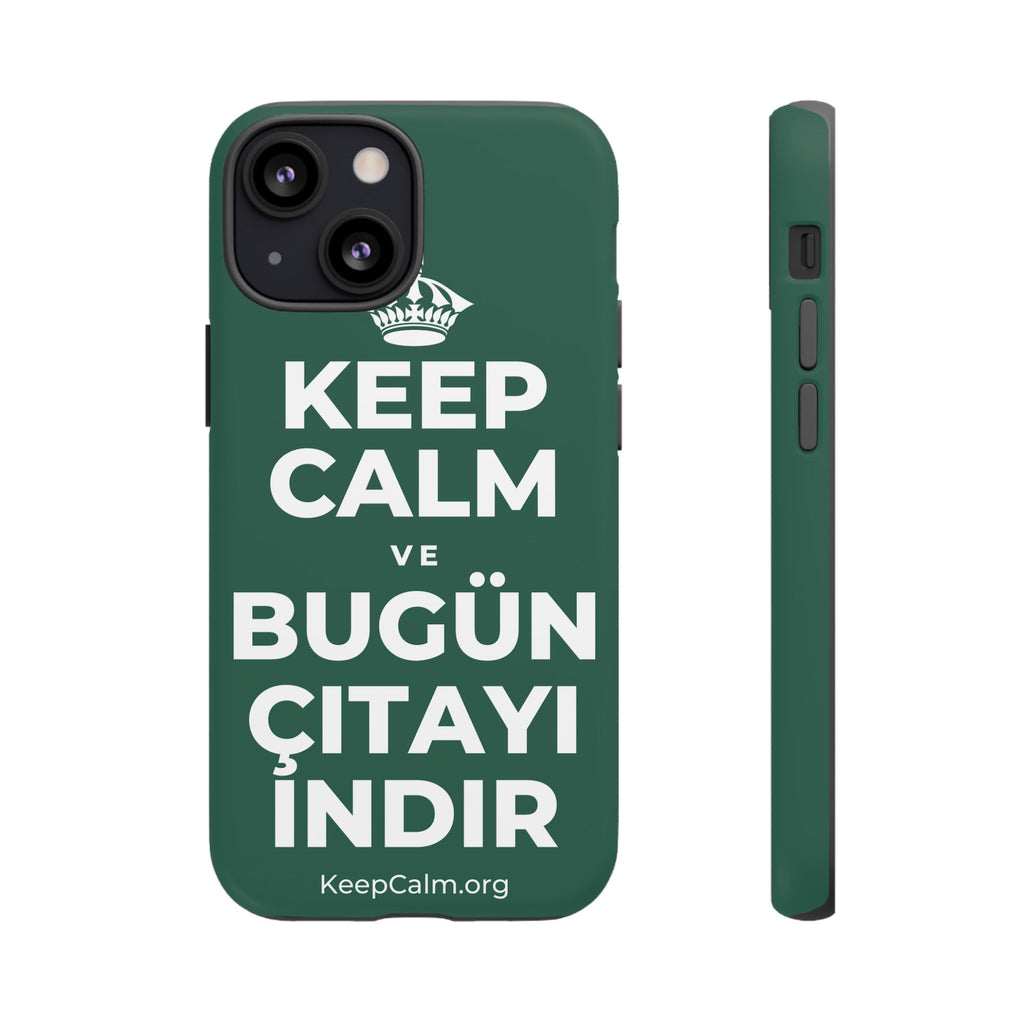 KEEP CALM VE BUGÜN ÇITAYI INDIR Phone Case