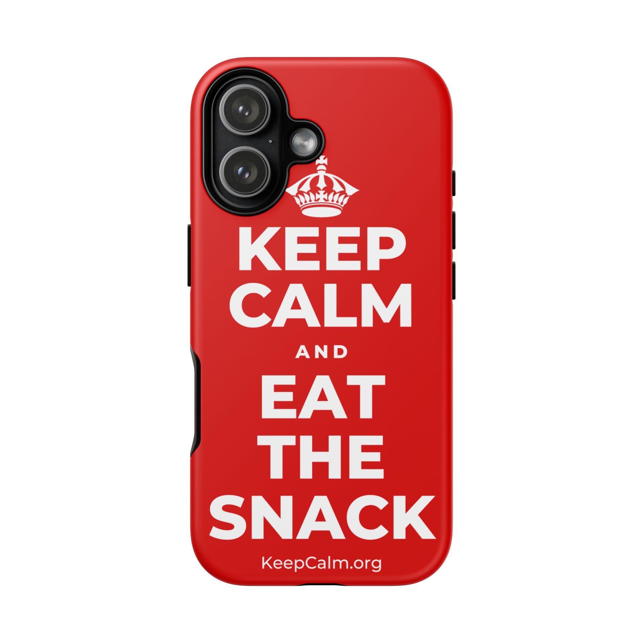 KEEP CALM AND EAT THE SNACK Phone Case