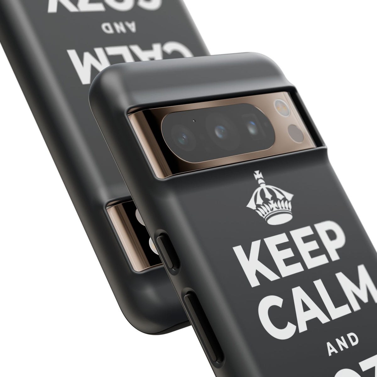 KEEP CALM AND COZY UP Phone Case (Dark)