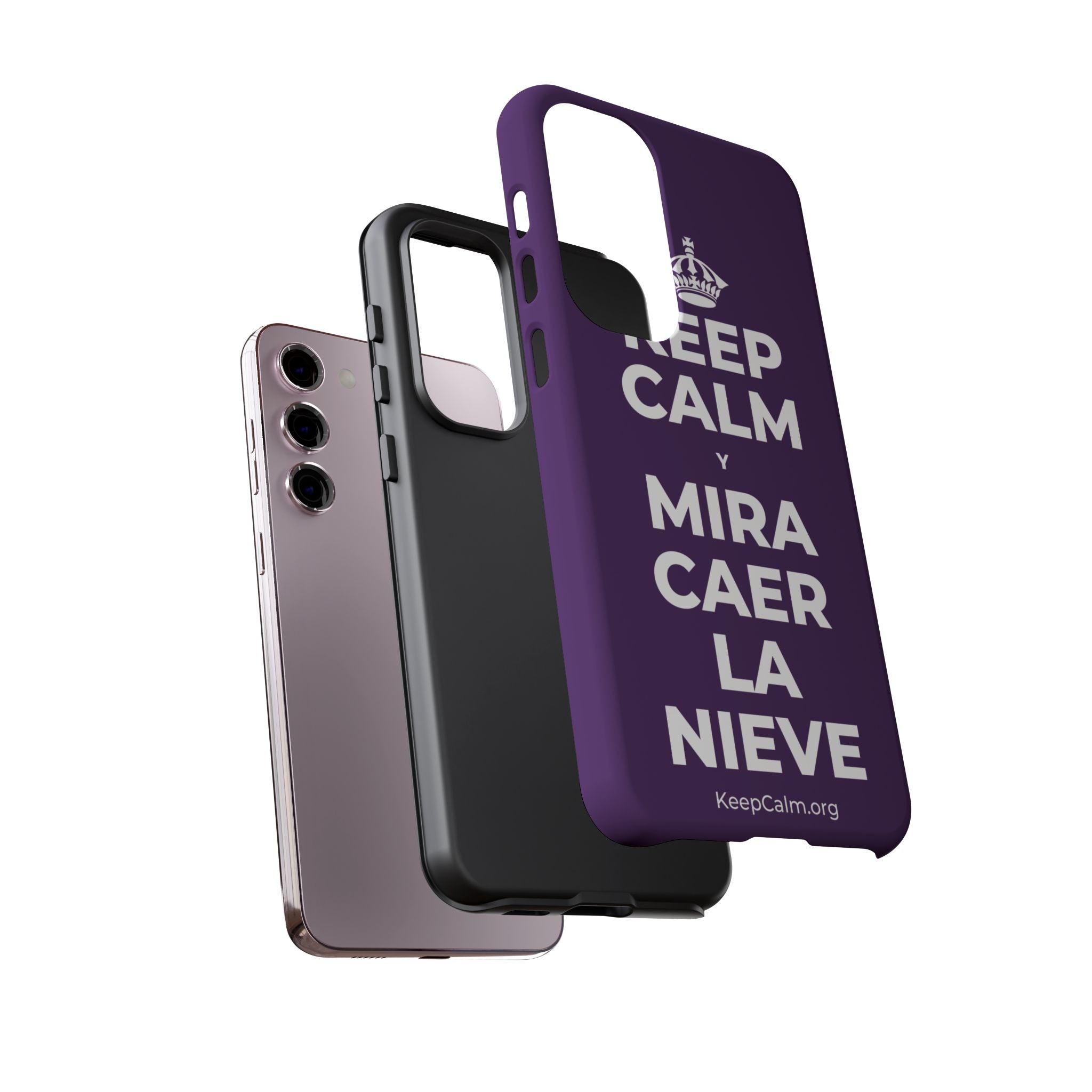 KEEP CALM Y MIRA CAER LA NIEVE Phone Case