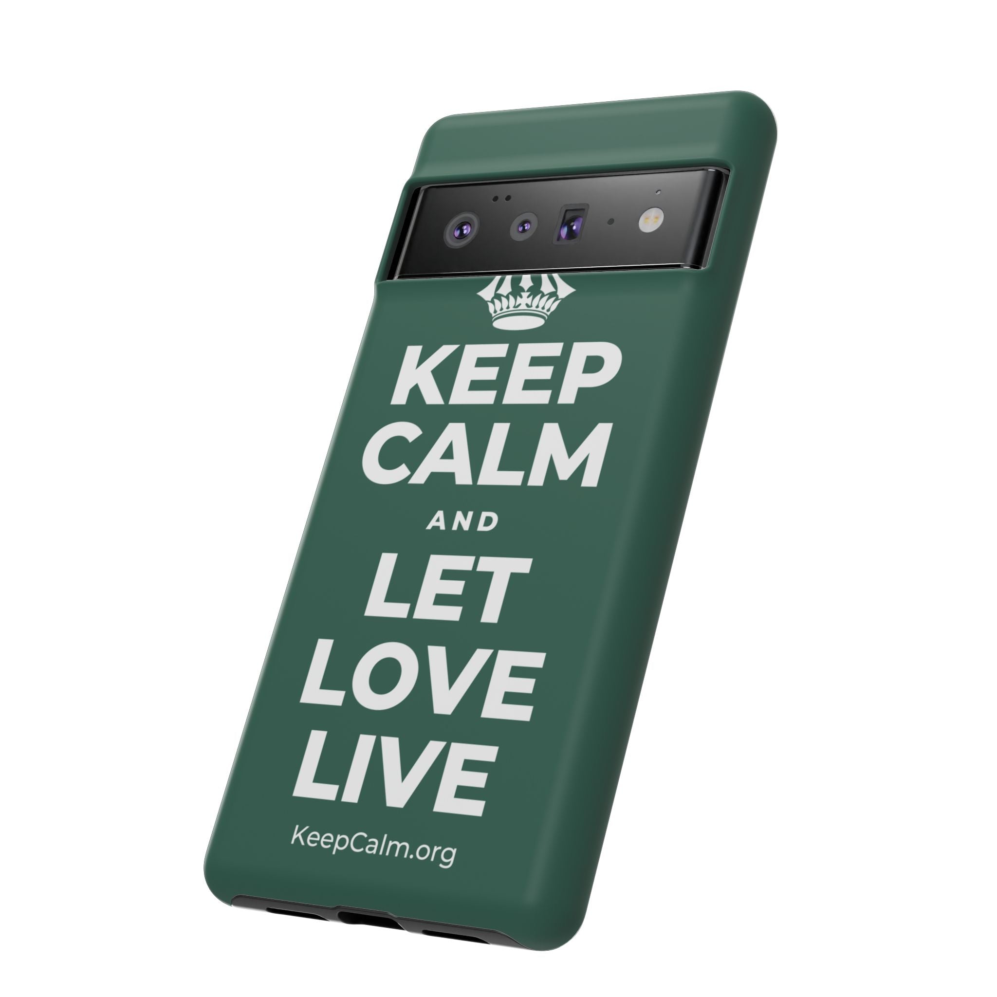 KEEP CALM AND LET LOVE LIVE Phone Case