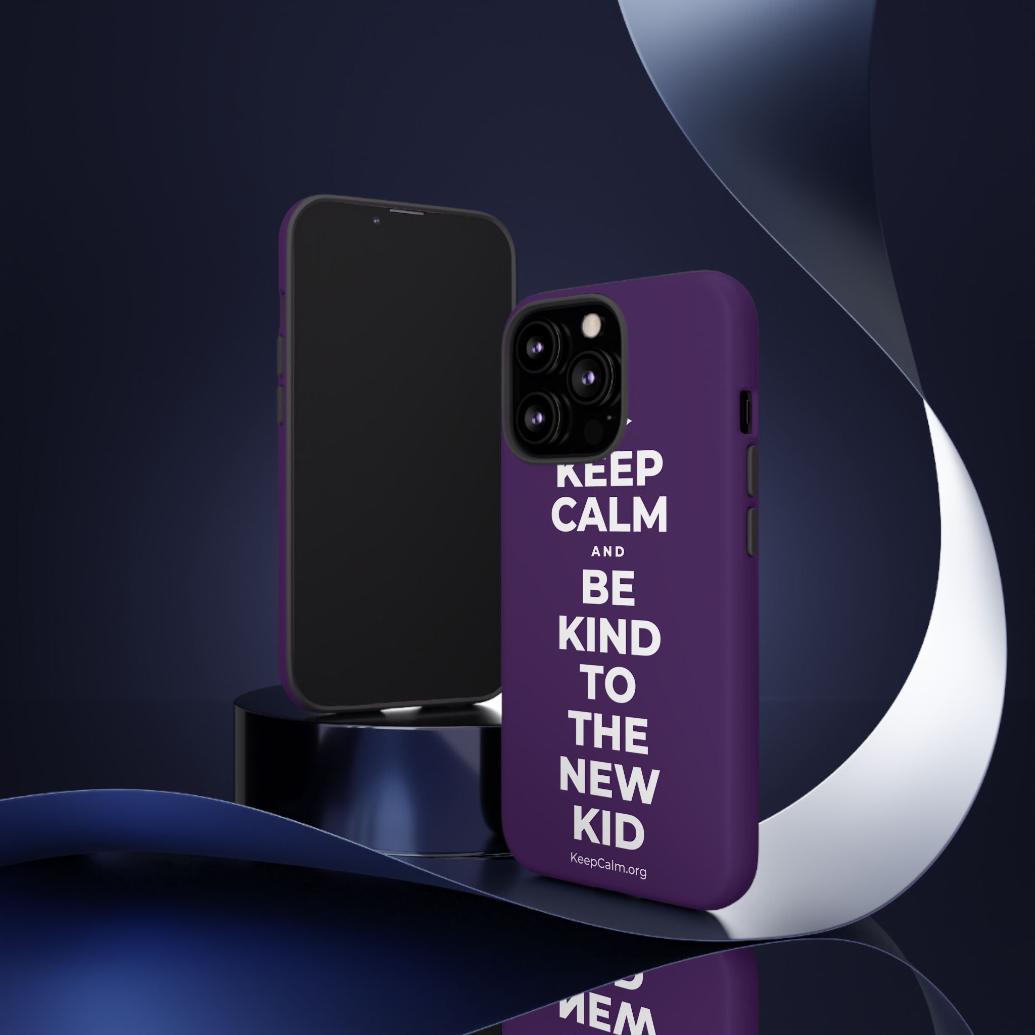 KEEP CALM AND BE KIND TO THE NEW KID Phone Case