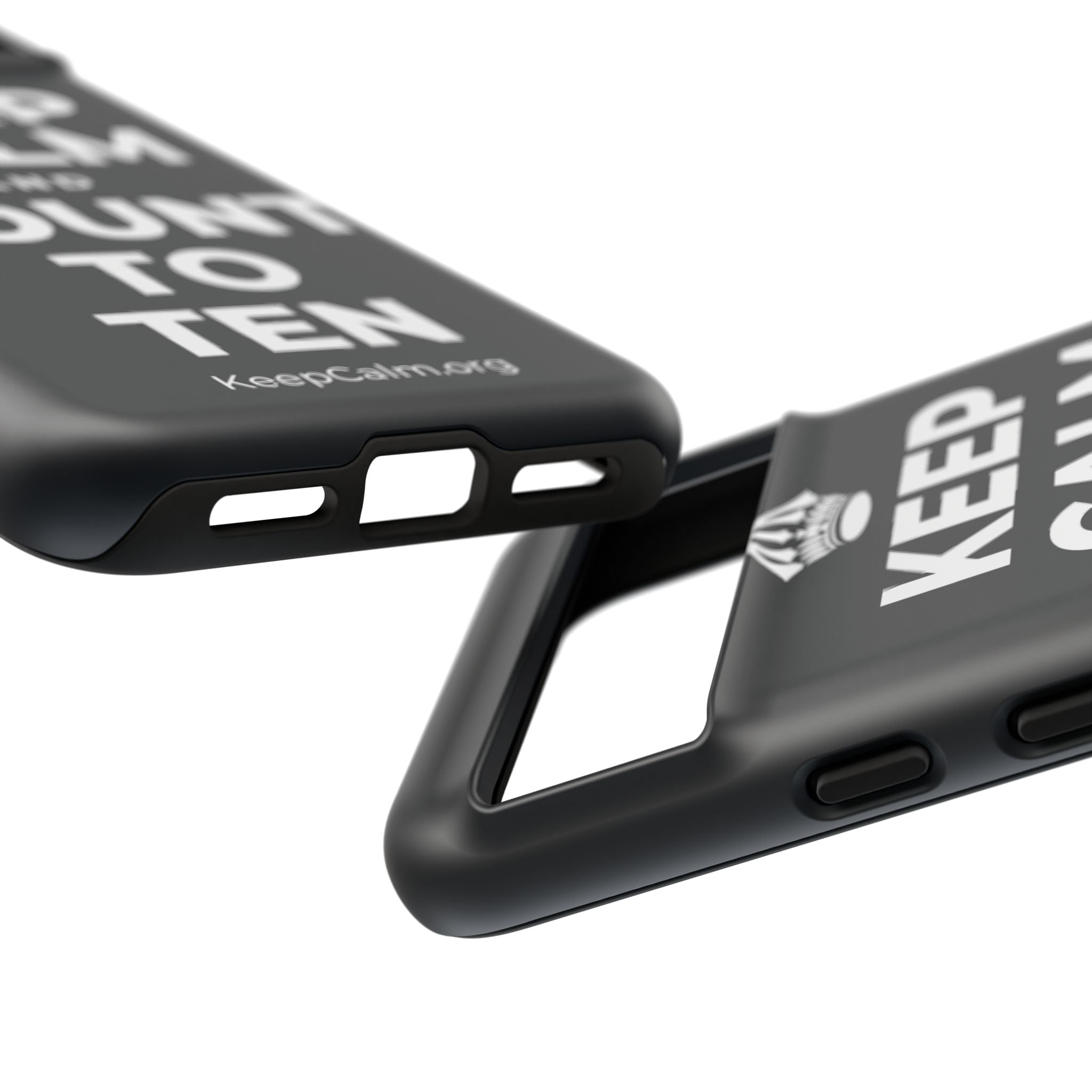 KEEP CALM AND COUNT TO TEN Phone Case (Dark)
