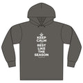 KEEP CALM AND REST LIKE THE SEASON Organic Hoodie Tee