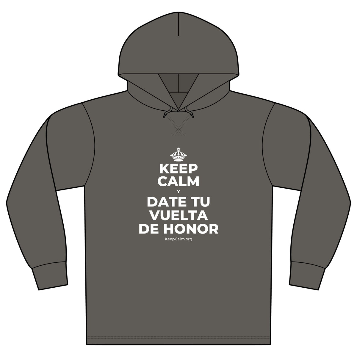 KEEP CALM Y DATE TU VUELTA DE HONOR Organic Hoodie Tee