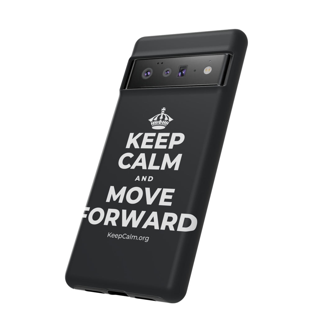 KEEP CALM AND MOVE FORWARD Phone Case (Dark)