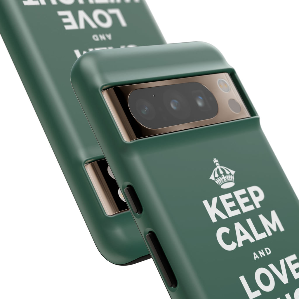 KEEP CALM AND LOVE WITHOUT POSSESSION Phone Case