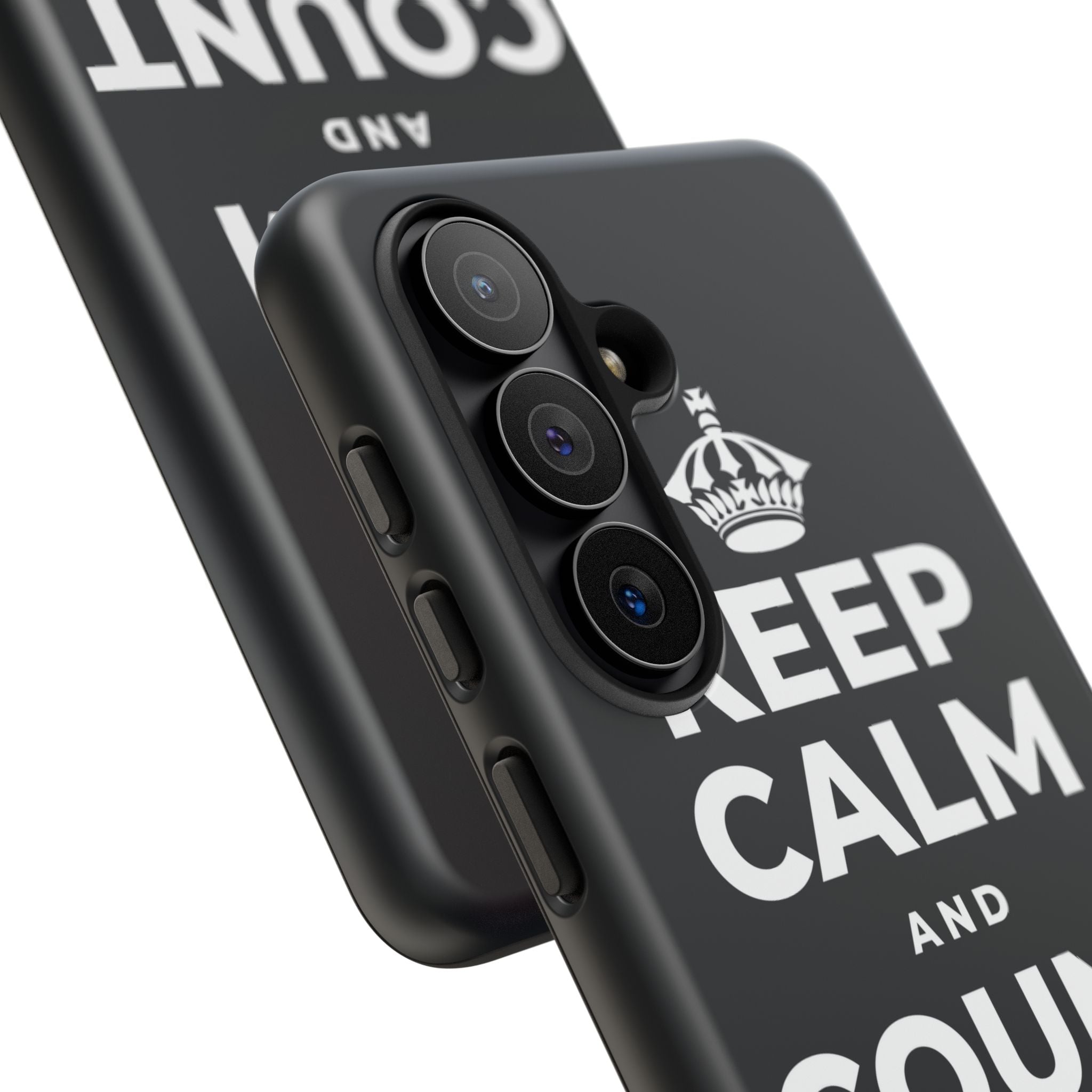 KEEP CALM AND COUNT SMALL WINS Phone Case (Dark)