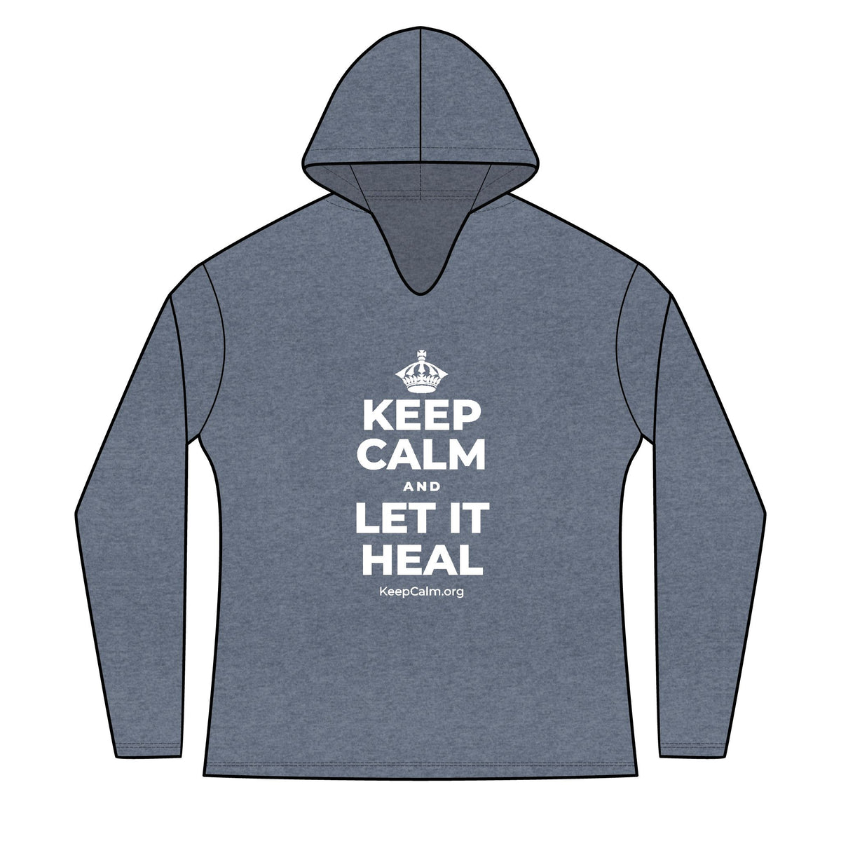 KEEP CALM AND LET IT HEAL Women's Long Sleeve Hoodie