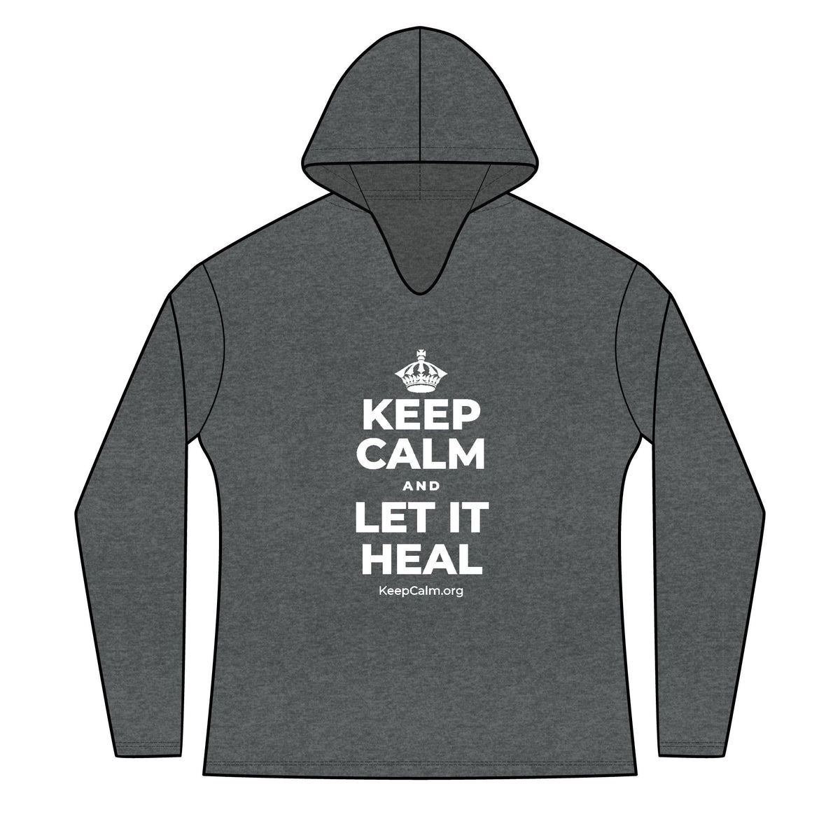 KEEP CALM AND LET IT HEAL Women's Long Sleeve Hoodie