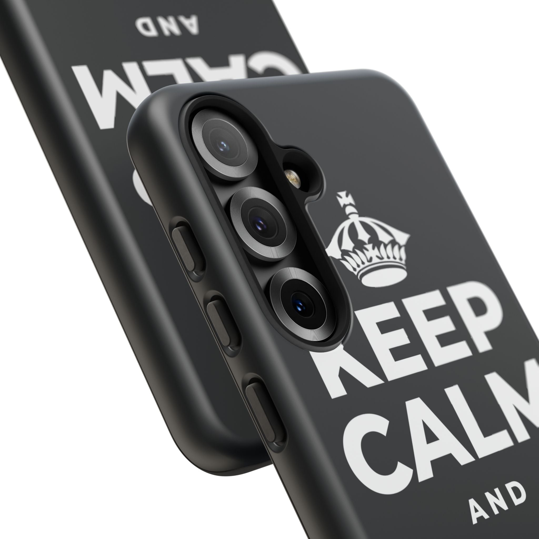KEEP CALM AND GIVE GRACE Phone Case (Dark)