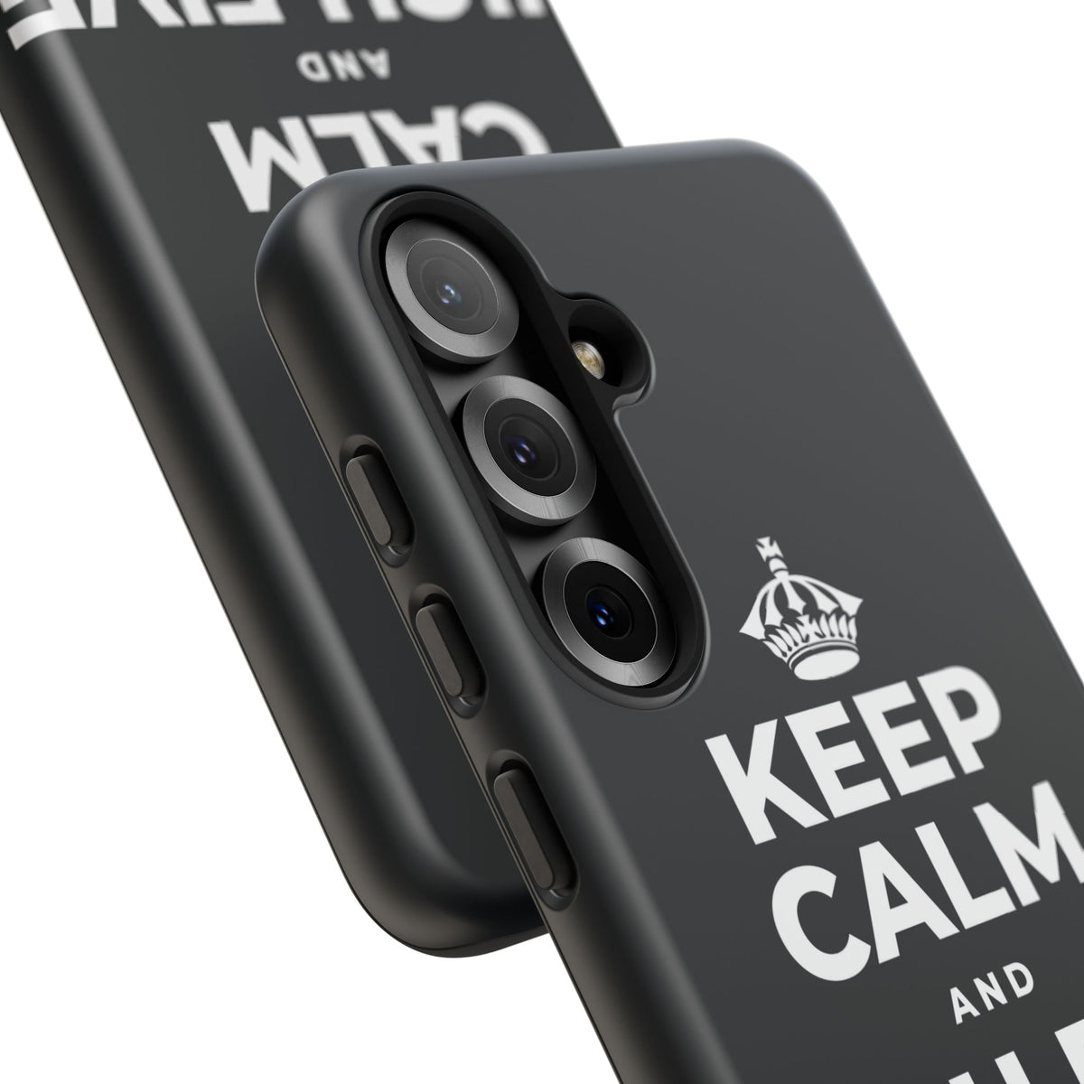 KEEP CALM AND HIGH FIVE SOMEONE Phone Case (Dark)