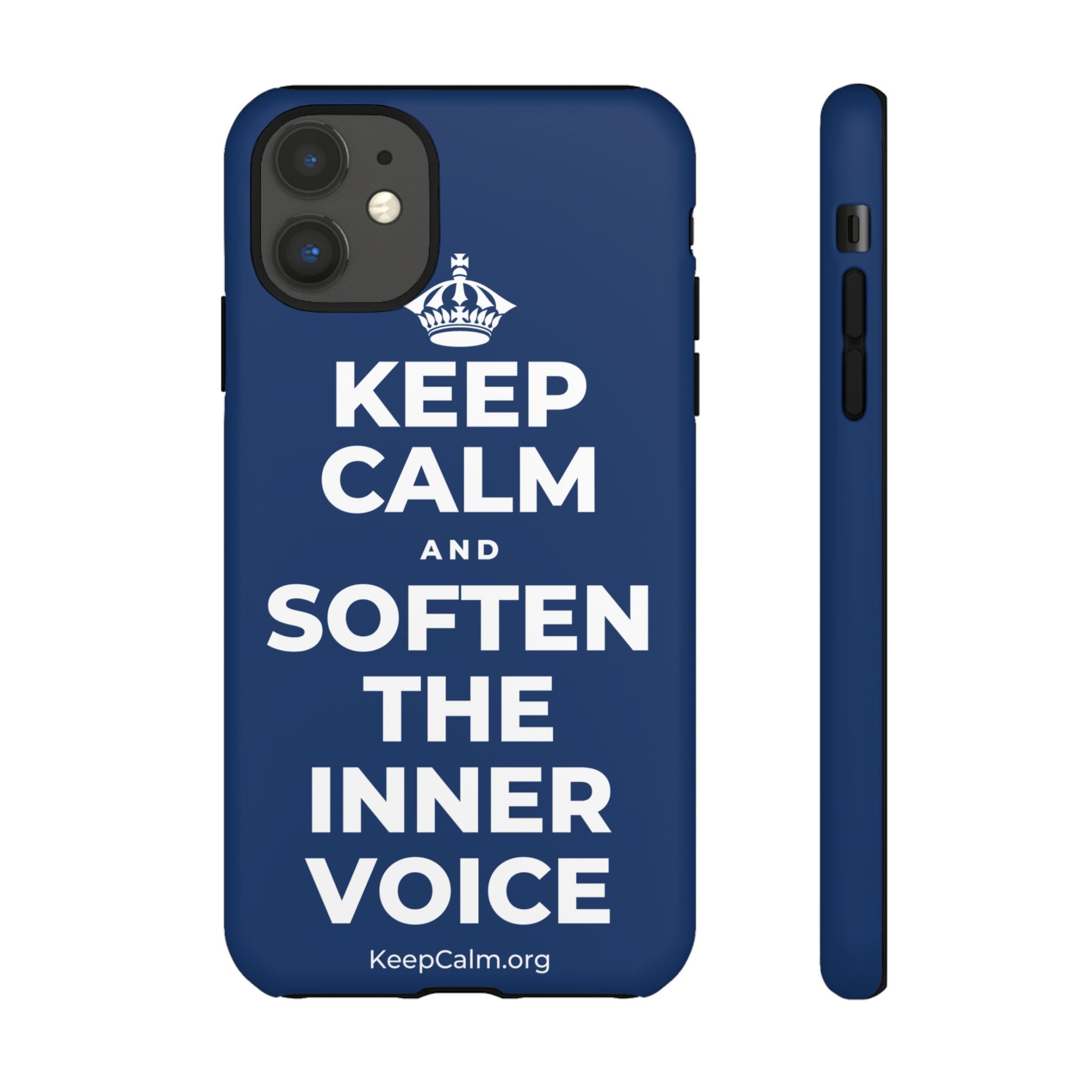 KEEP CALM AND SOFTEN THE INNER VOICE Phone Case