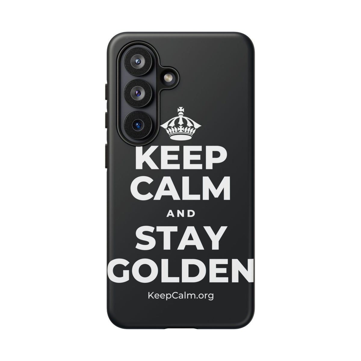 KEEP CALM AND STAY GOLDEN Phone Case (Dark)