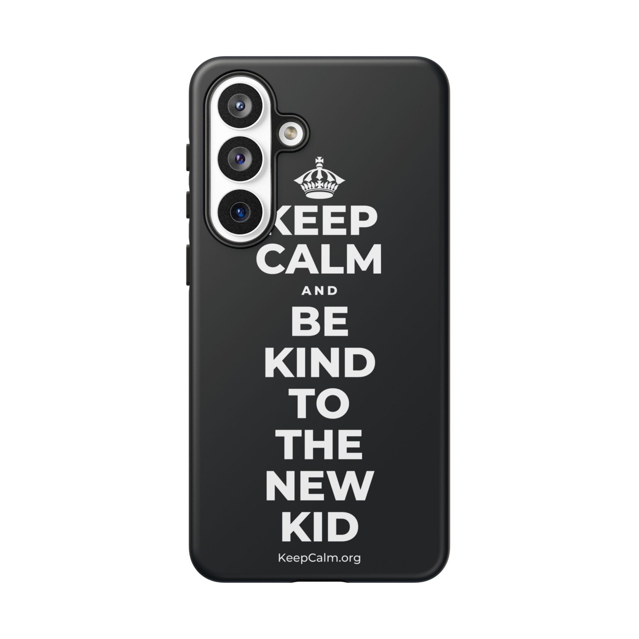 KEEP CALM AND BE KIND TO THE NEW KID Phone Case (Dark)