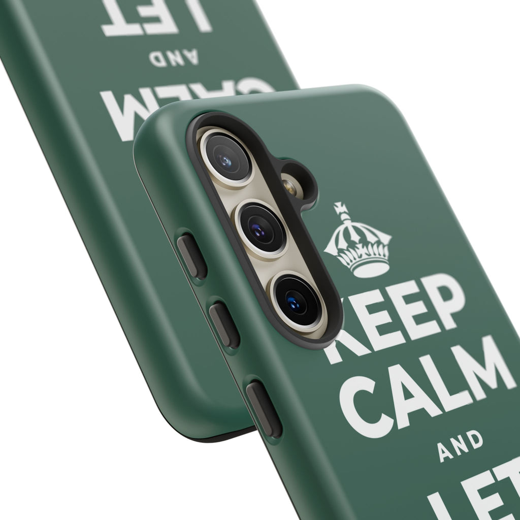 KEEP CALM AND LET LOVE LIVE Phone Case