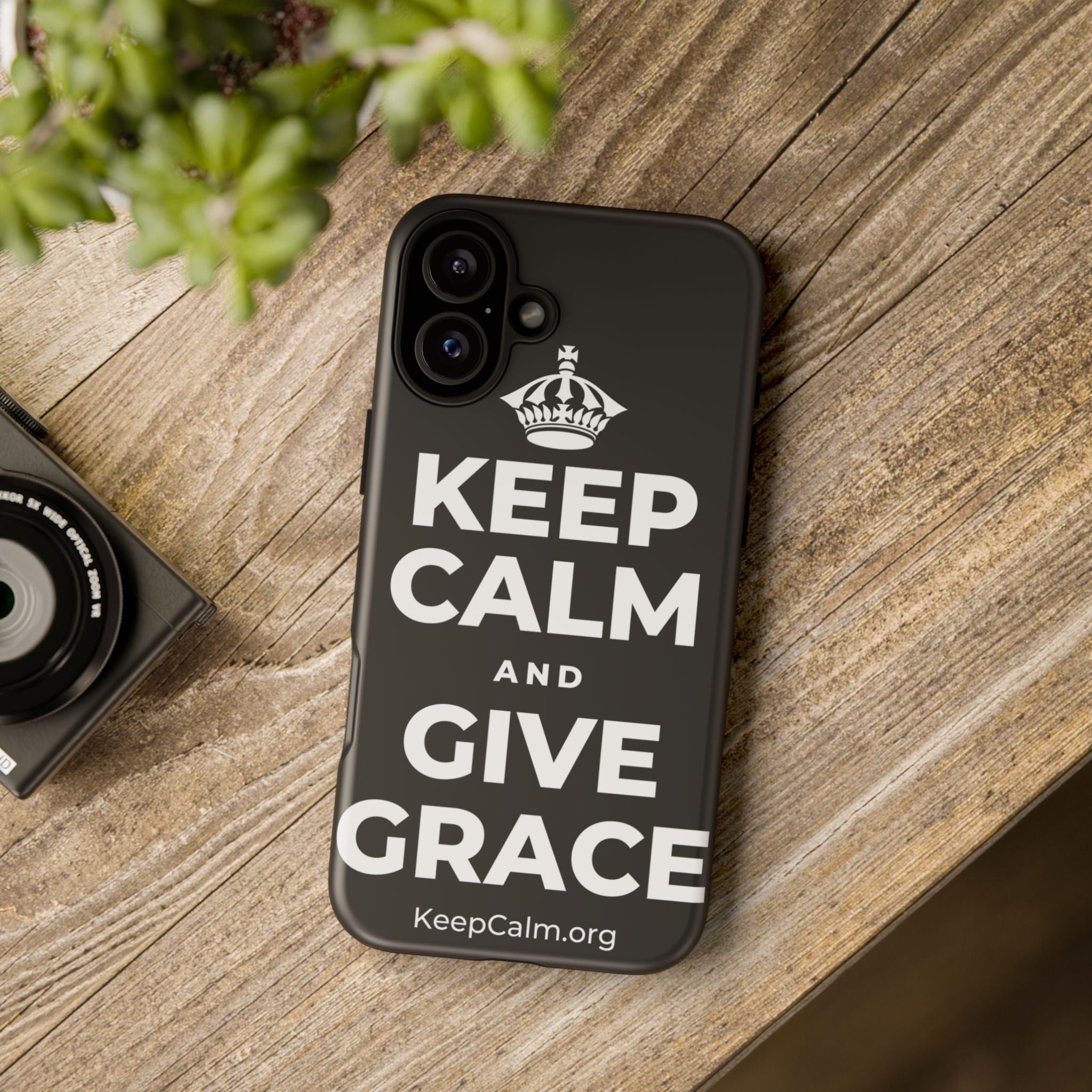 KEEP CALM AND GIVE GRACE Phone Case
