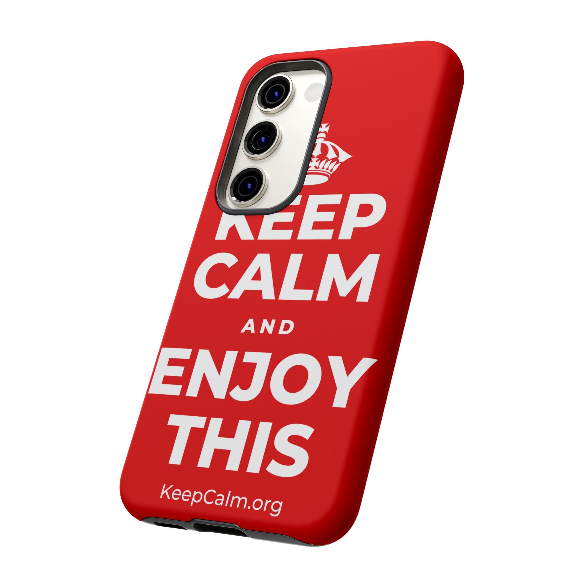 KEEP CALM AND ENJOY THIS Phone Case