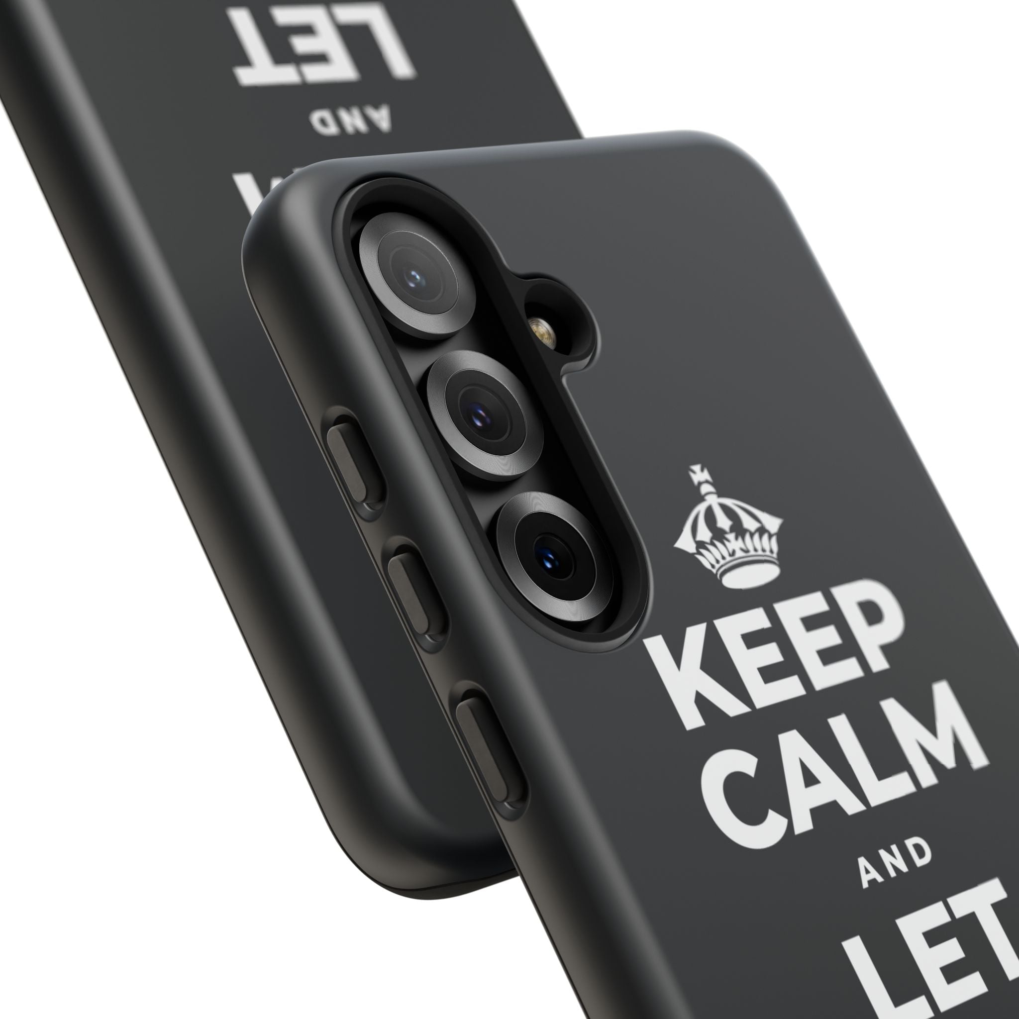 KEEP CALM AND LET YOURSELF ENJOY IT Phone Case (Dark)