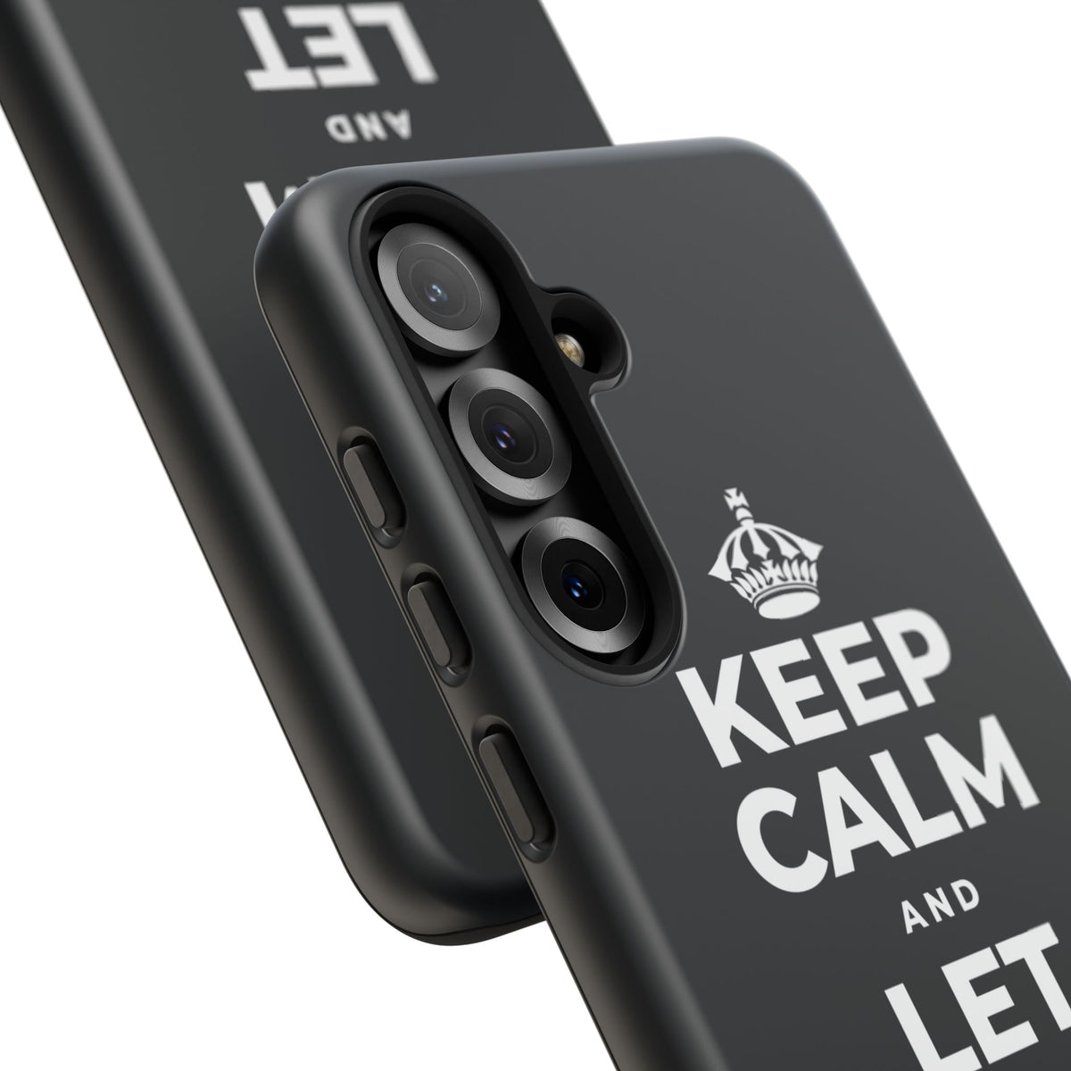 KEEP CALM AND LET YOURSELF ENJOY IT Phone Case (Dark)