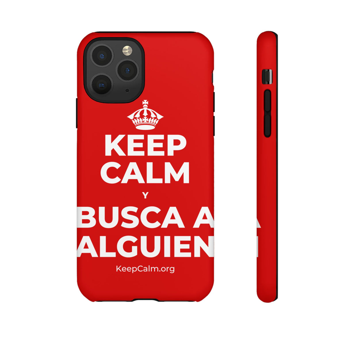 KEEP CALM Y BUSCA A ALGUIEN Phone Case