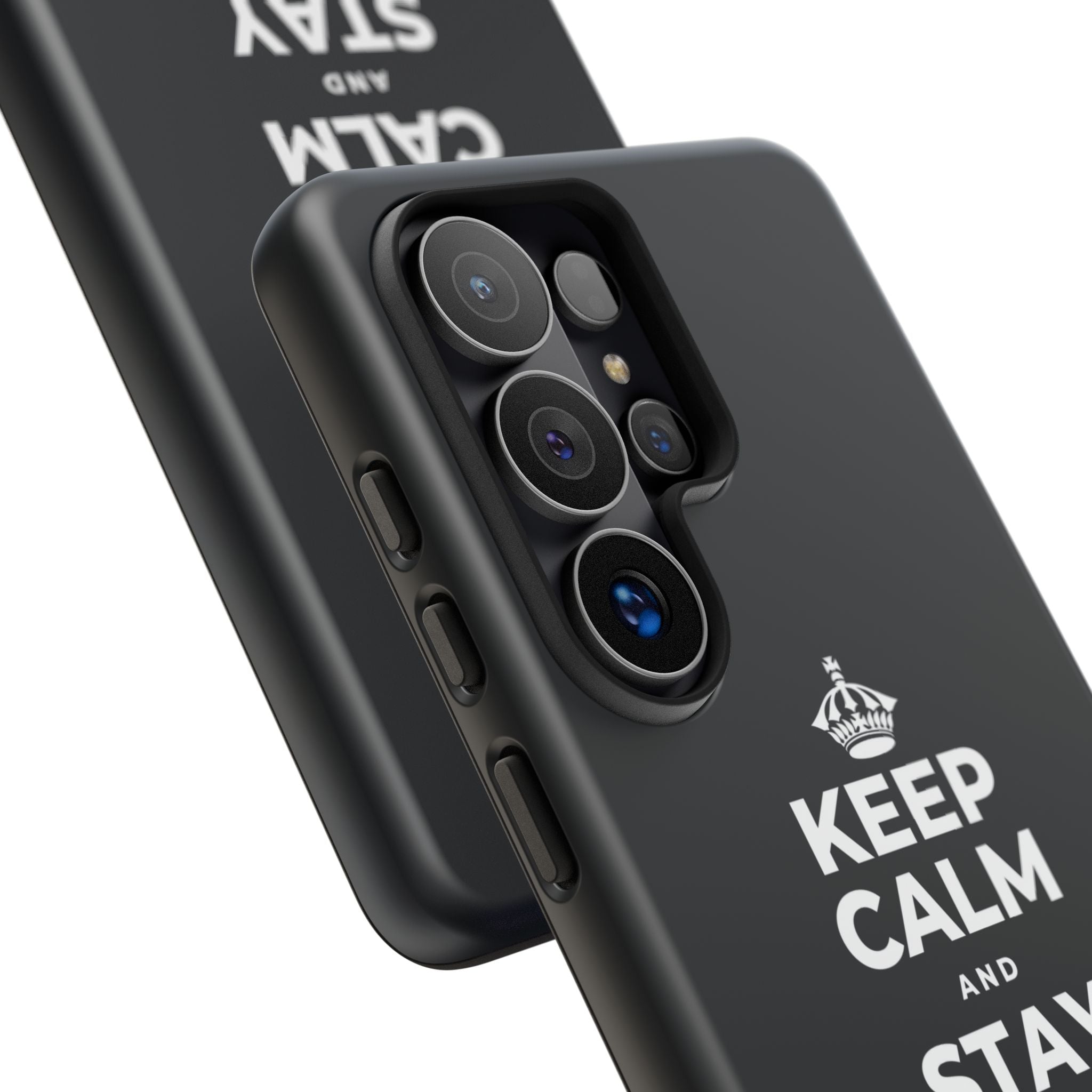KEEP CALM AND STAY UNBOTHERED Phone Case (Dark)