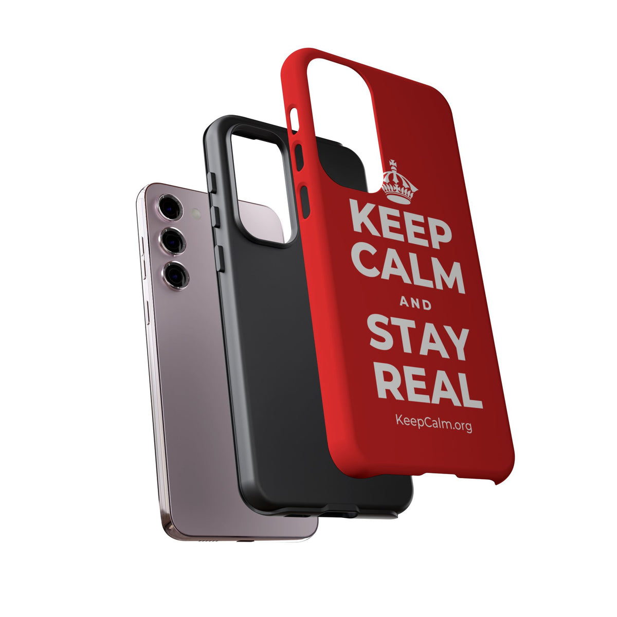 KEEP CALM AND STAY REAL Phone Case