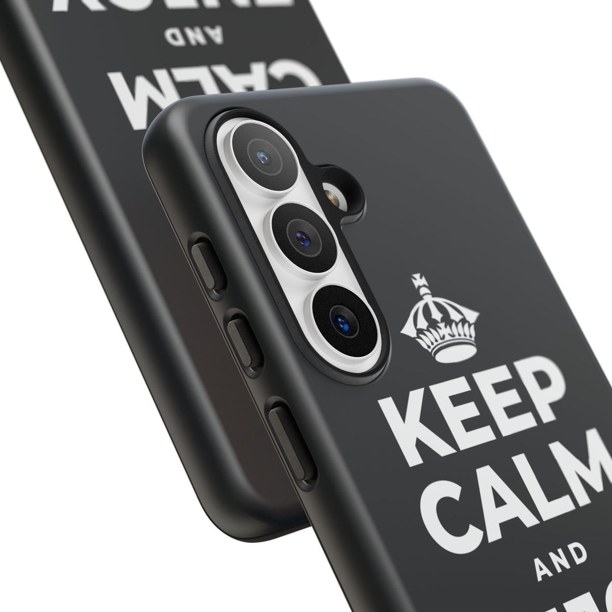 KEEP CALM AND ENJOY LIFE Phone Case (Dark)