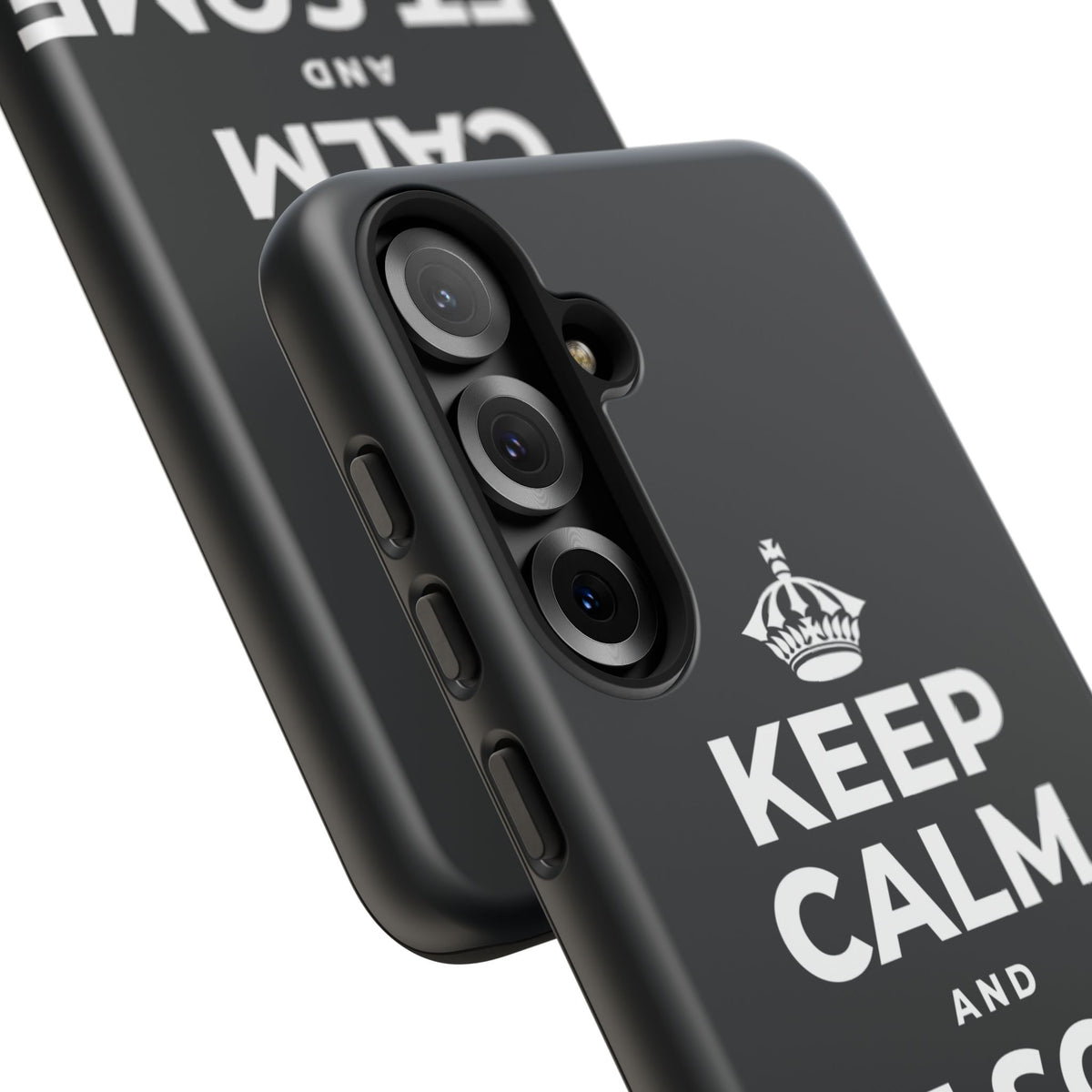 KEEP CALM AND LET SOME OF IT GO Phone Case (Dark)