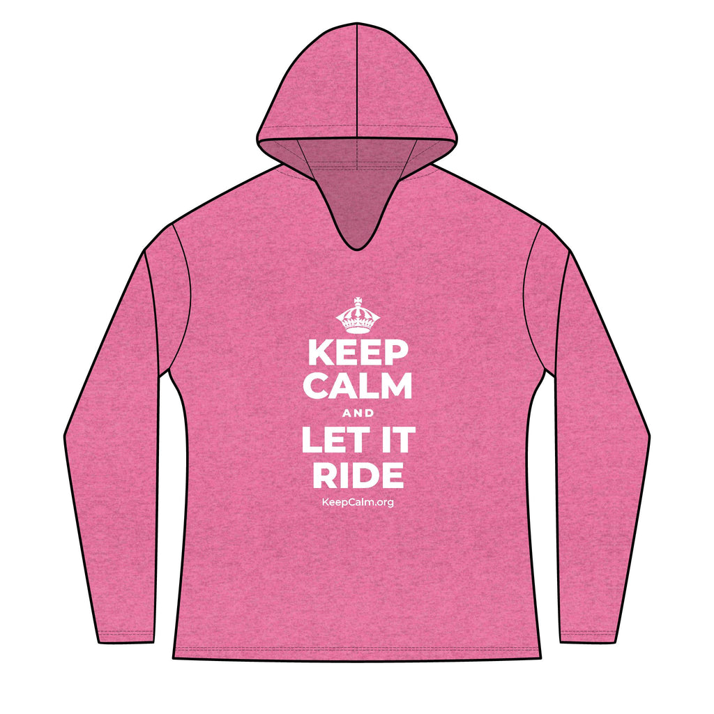 KEEP CALM AND LET IT RIDE Women's Long Sleeve Hoodie
