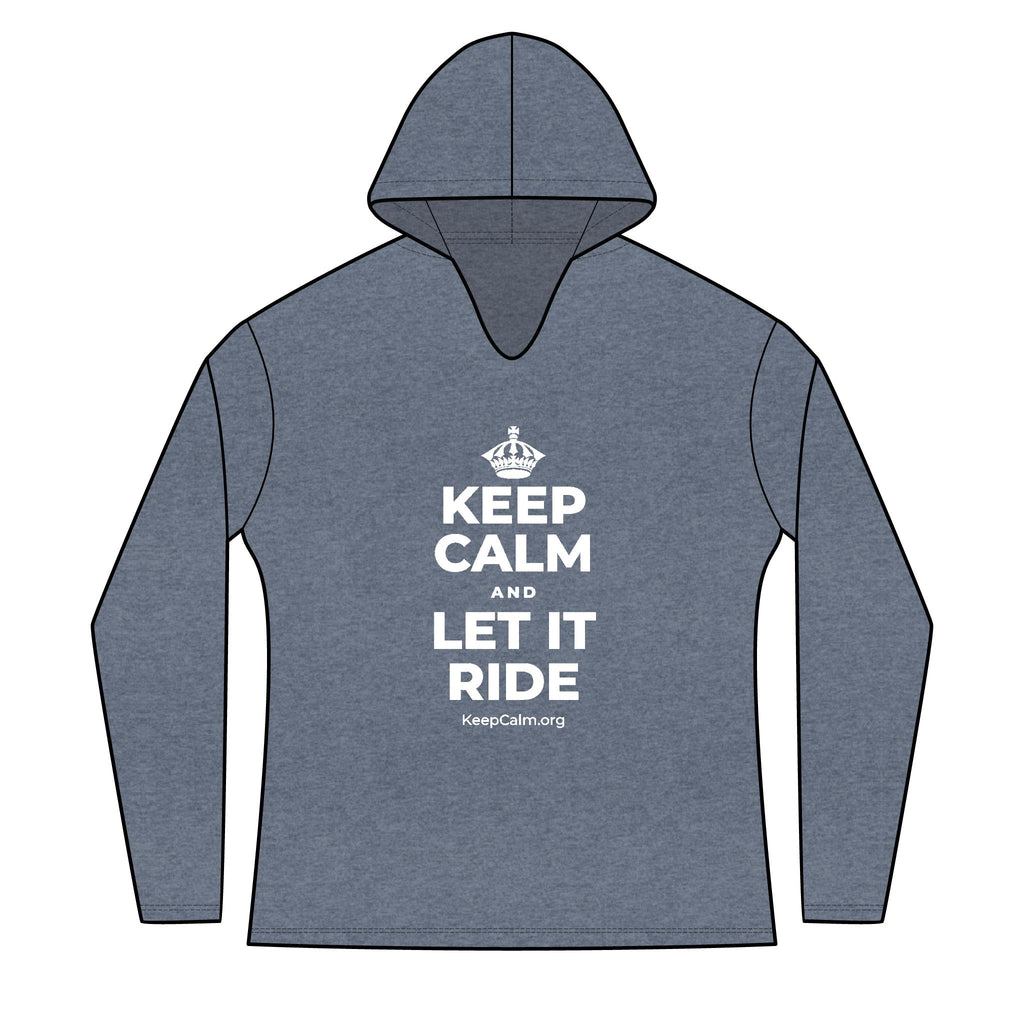 KEEP CALM AND LET IT RIDE Women's Long Sleeve Hoodie