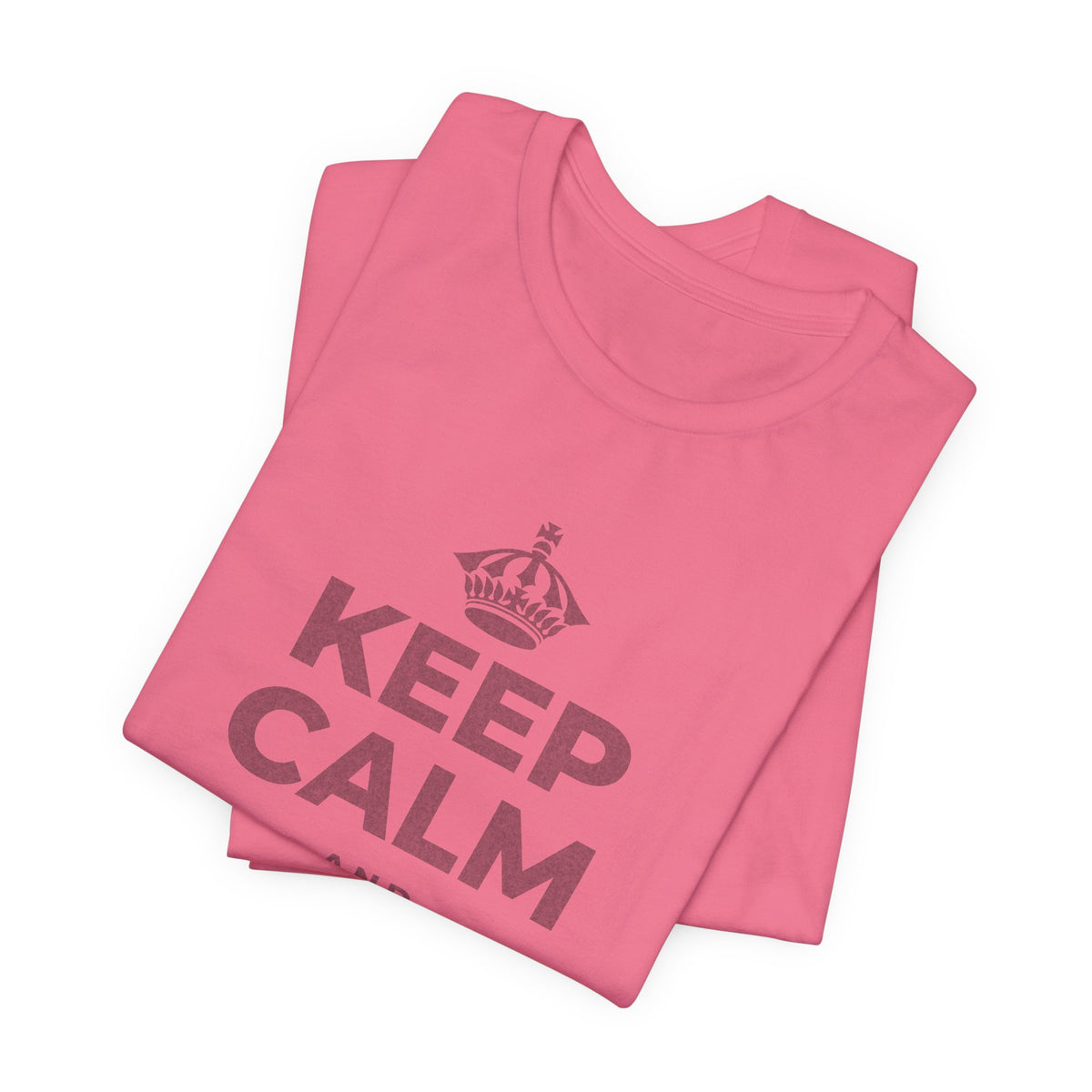 KEEP CALM AND BUILD IT T-Shirt (Military Green–Autumn)