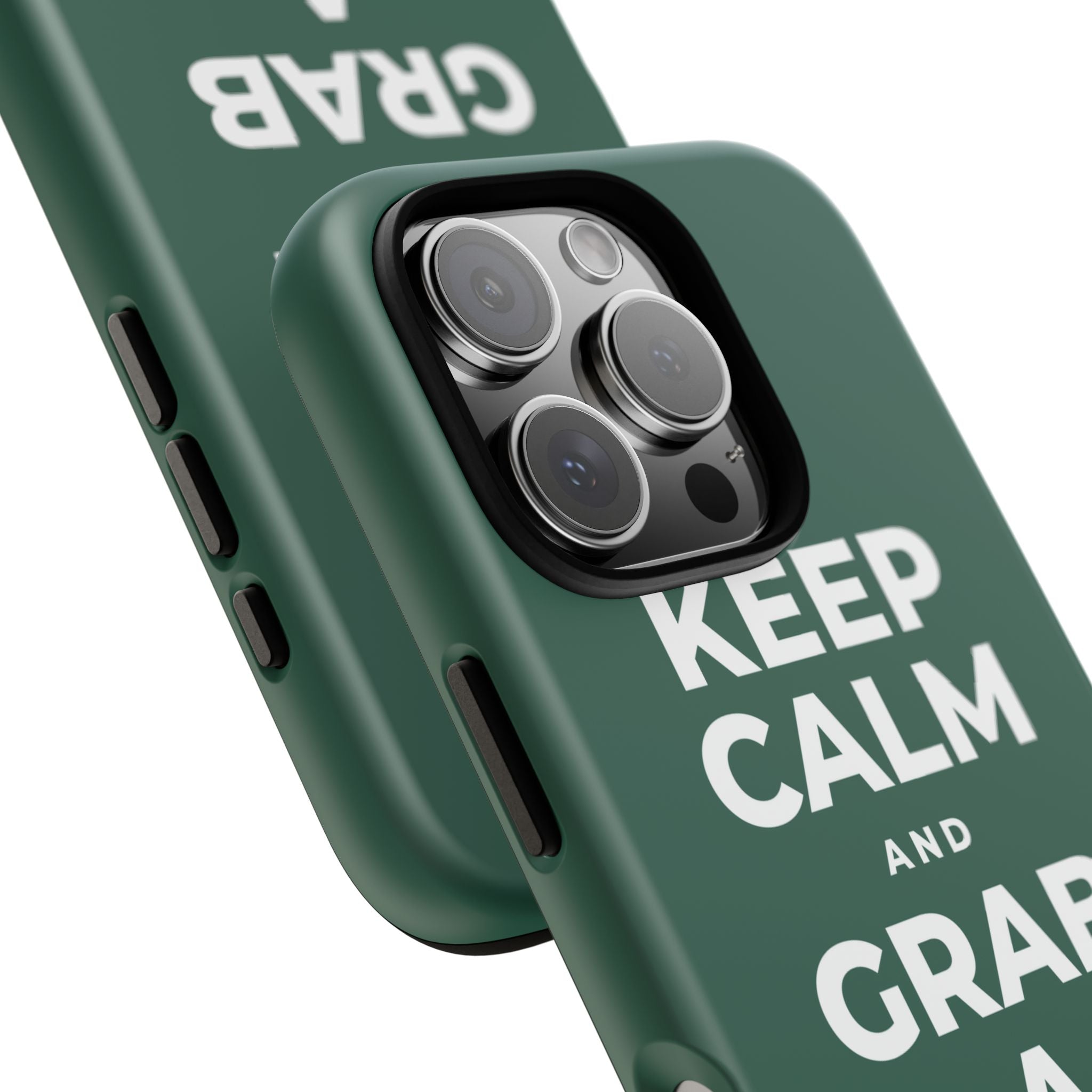KEEP CALM AND GRAB A WARM DRINK Phone Case