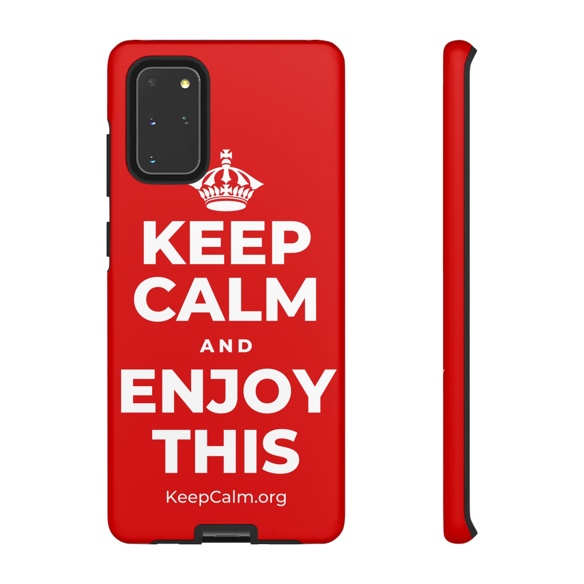 KEEP CALM AND ENJOY THIS Phone Case