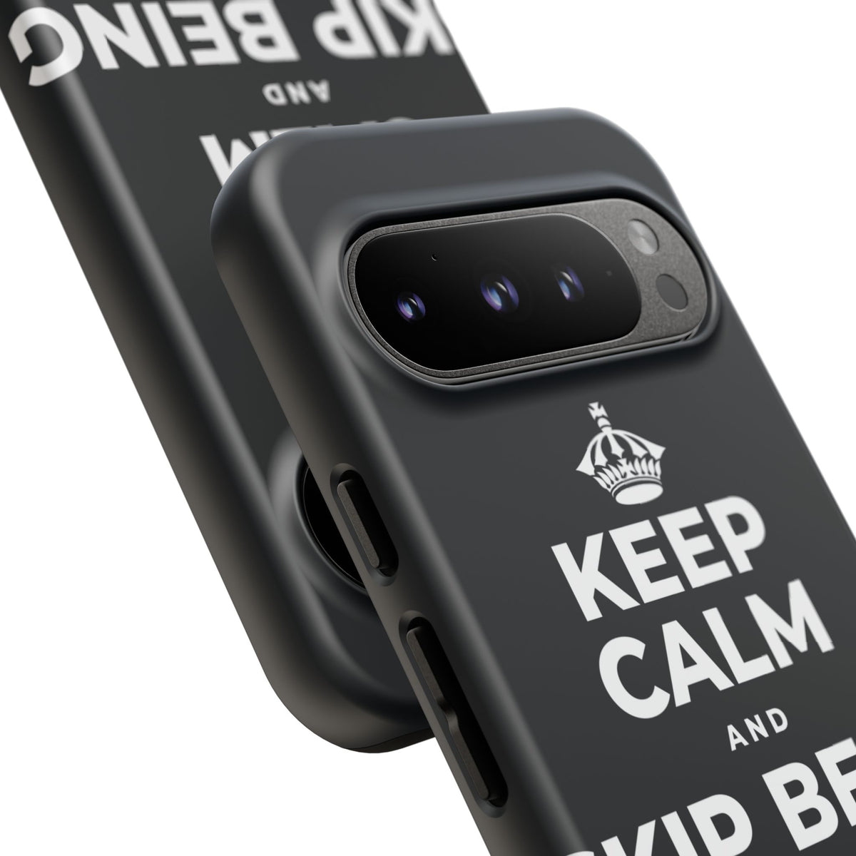 KEEP CALM AND SKIP BEING OKAY TODAY Phone Case (Dark)