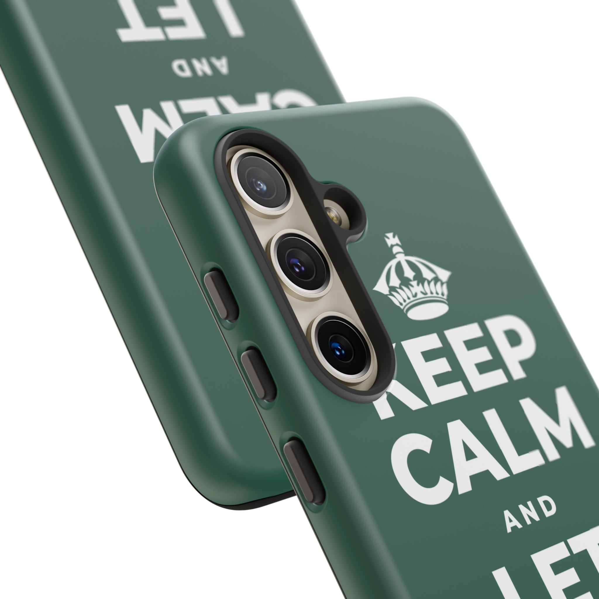 KEEP CALM AND LET PEOPLE IN Phone Case