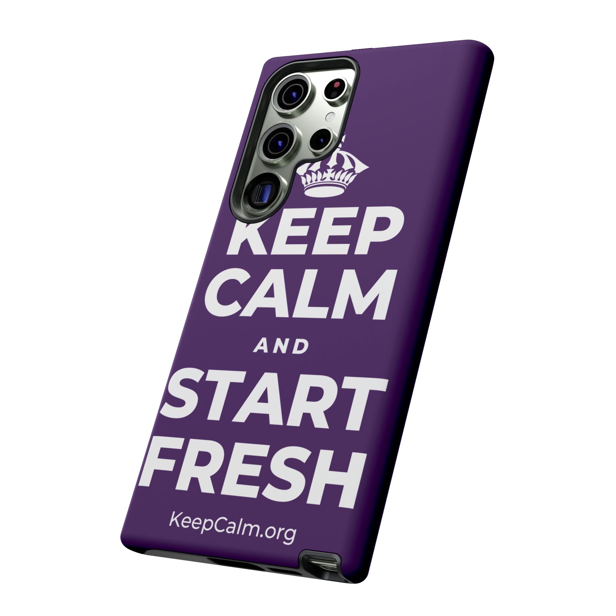 KEEP CALM AND START FRESH Phone Case