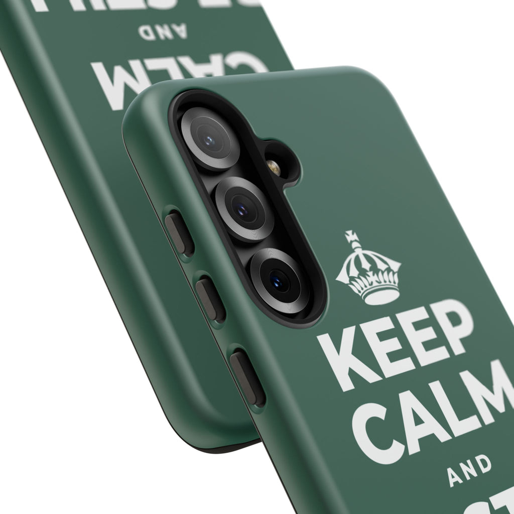 KEEP CALM AND BE STILL WATER Phone Case