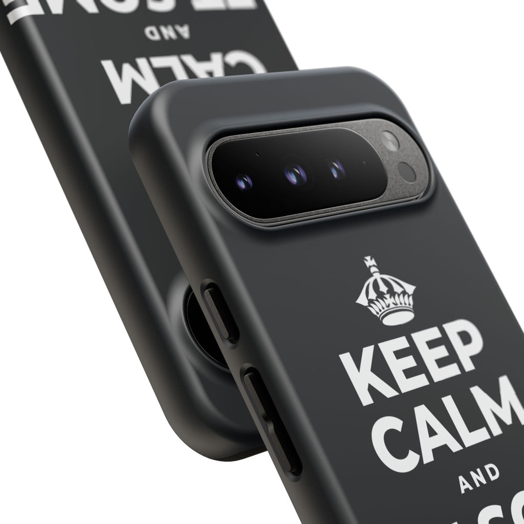 KEEP CALM AND LET SOME OF IT GO Phone Case (Dark)