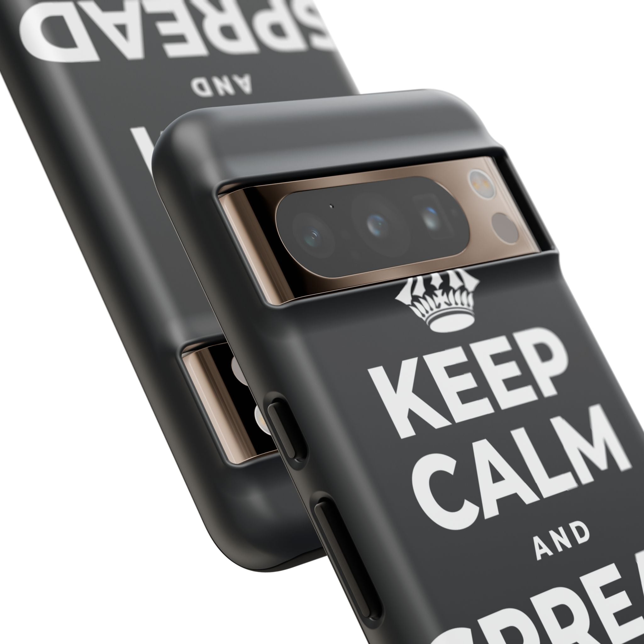 KEEP CALM AND SPREAD SOME JOY Phone Case (Dark)