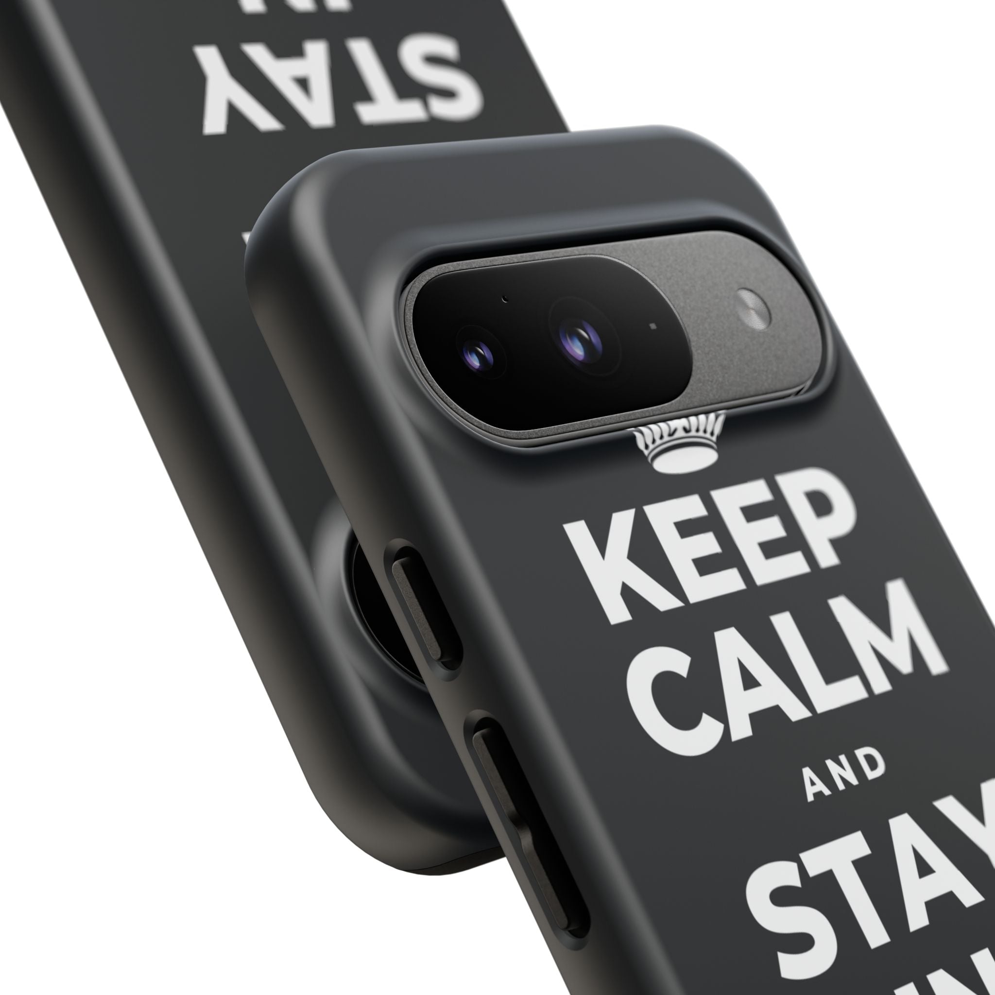 KEEP CALM AND STAY IN AND REST Phone Case (Dark)