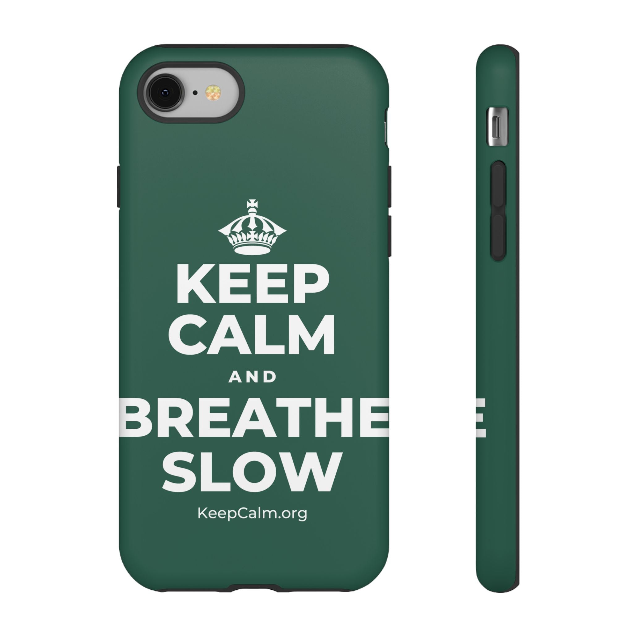 KEEP CALM AND BREATHE SLOW Phone Case