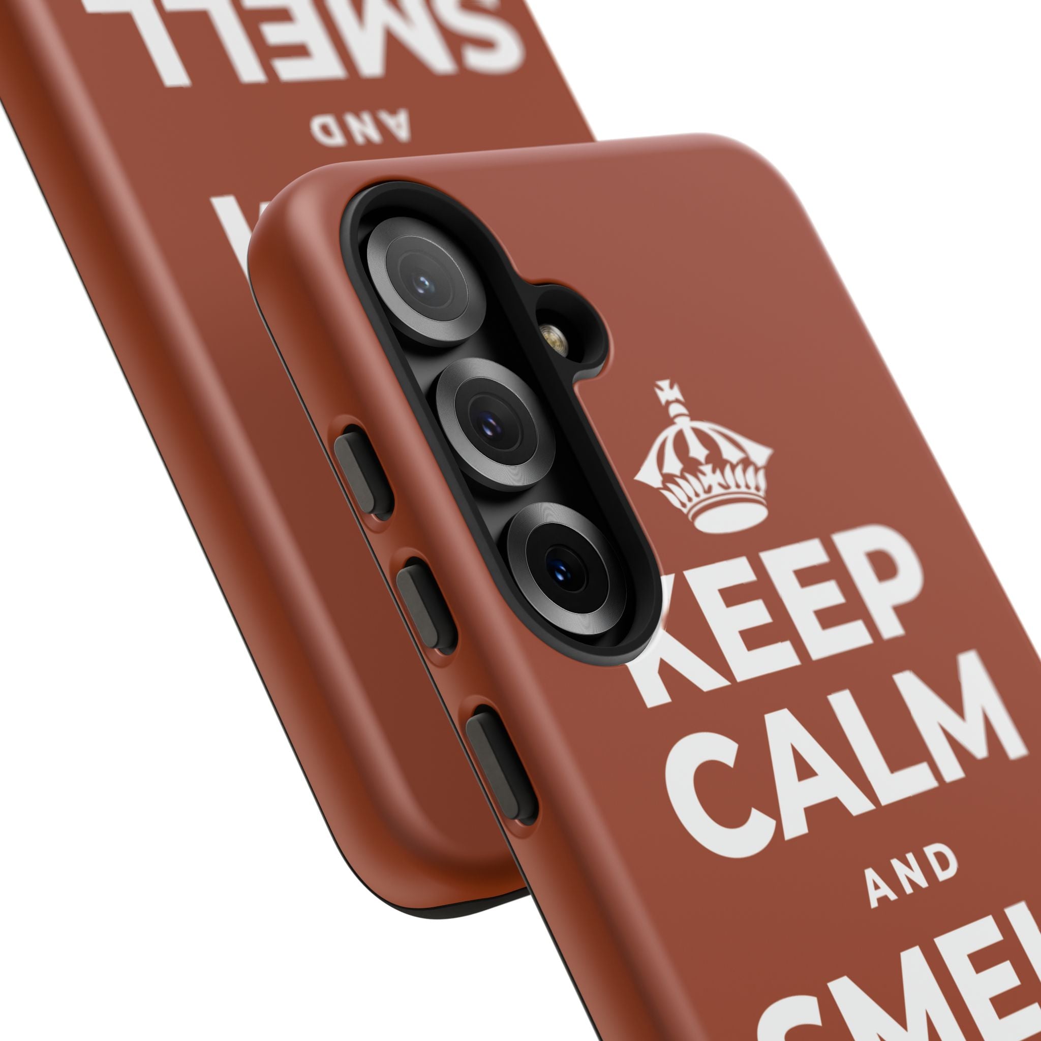 KEEP CALM AND SMELL THE ROSES Phone Case