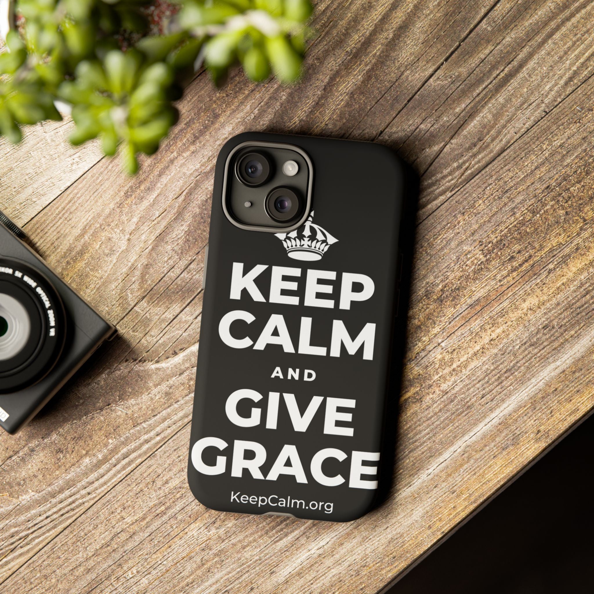 KEEP CALM AND GIVE GRACE Phone Case